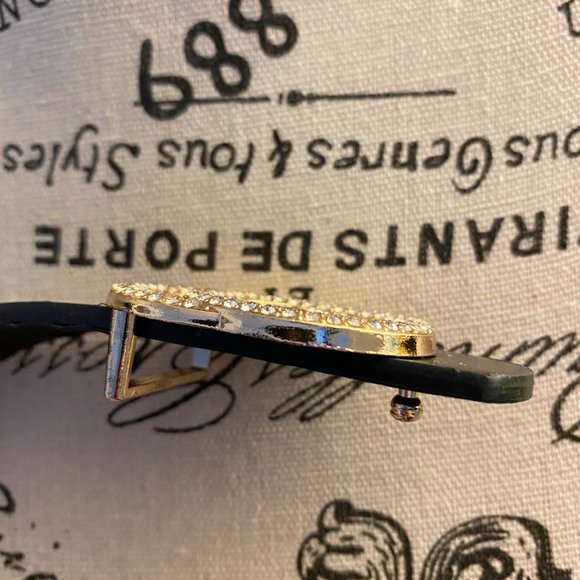 Double Circle Rhinestone Adjustable Belt - Picture 3 of 6